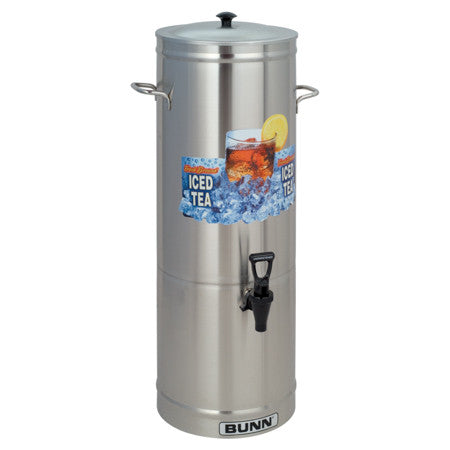 Bunn 5 Gallon Iced Cylinder Style Iced Tea/Coffee Dispensers, TDS-5