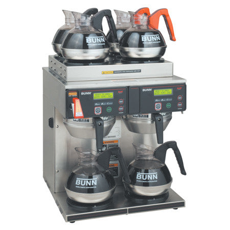 Bunn Axiom 4/2 Twin 12-cup Digital Automatic Coffee Brewer with 6 Warmers