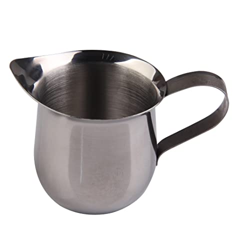 Small Milk Frothing Pitcher and Creamer - 3oz or 90ml