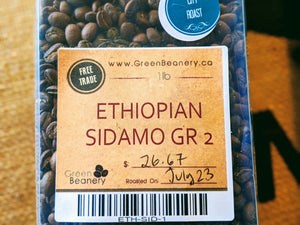 Roasted - Ethiopian Sidamo Hada GR1