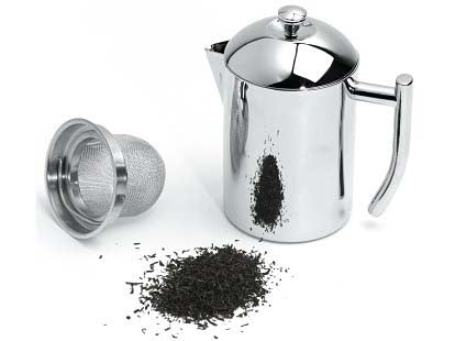 Frieling Stainless-Steel Tea Maker with Basket