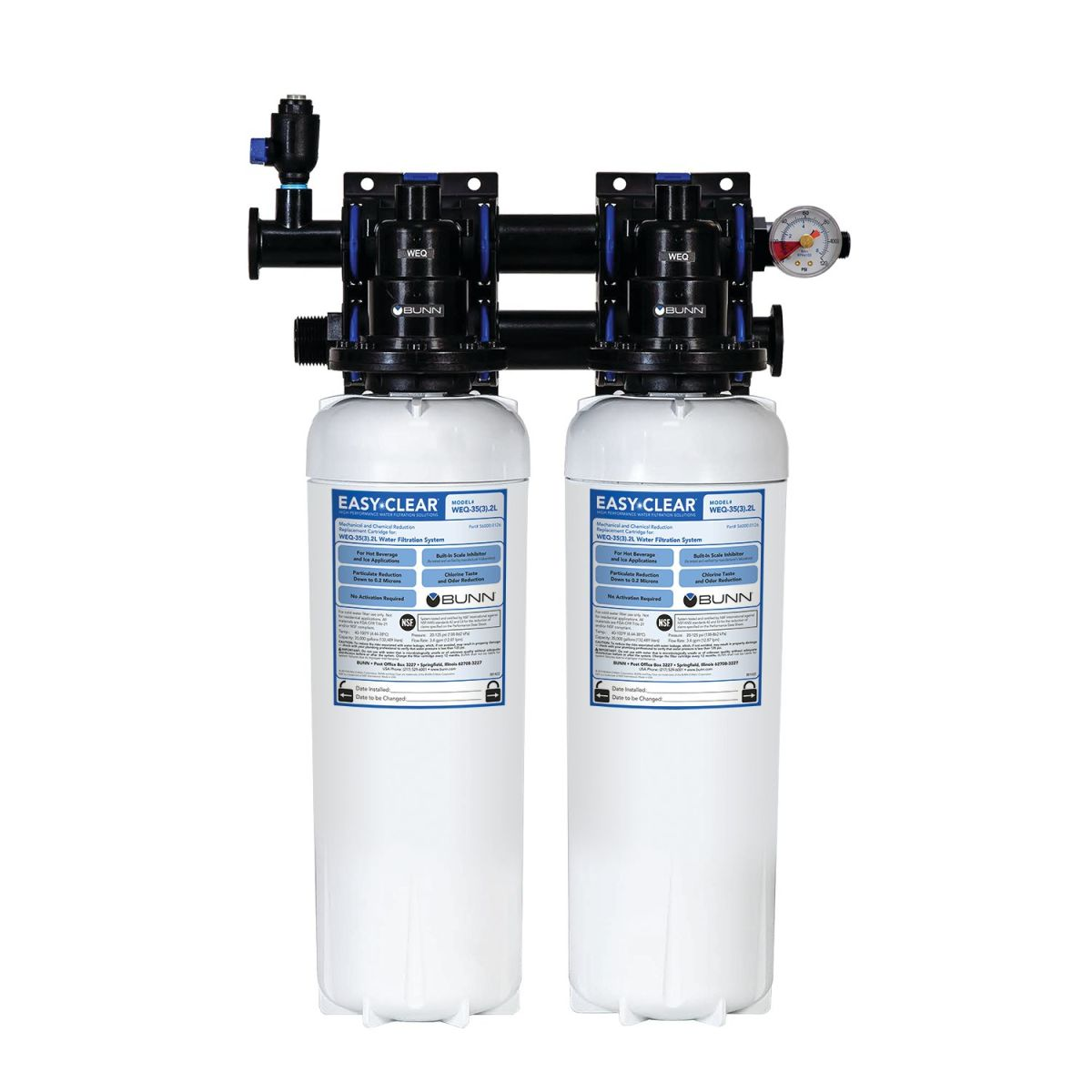 Bunn Water Filter, WEQ-TWIN35(6).2L