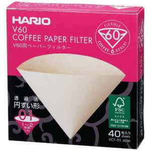 Hario V60 Natural Paper Filters