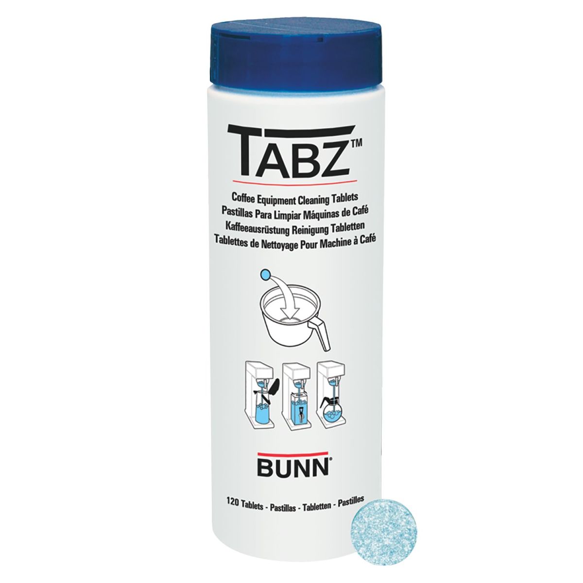 BUNN - Cleaner, Brewer Tabz 120 Tablets