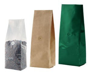 Valved Foil Coffee Bags