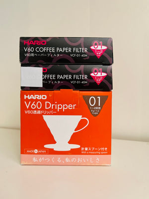 V60 Dripper Set - Plastic Dripper and Filters